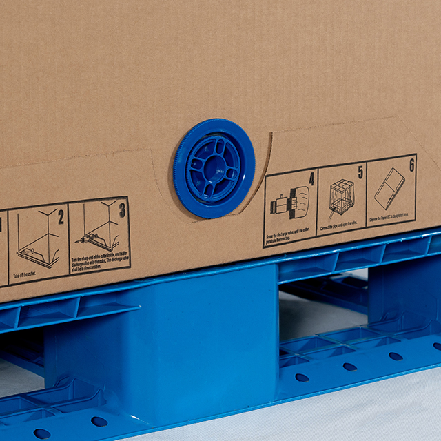 IBC de papel rectangular