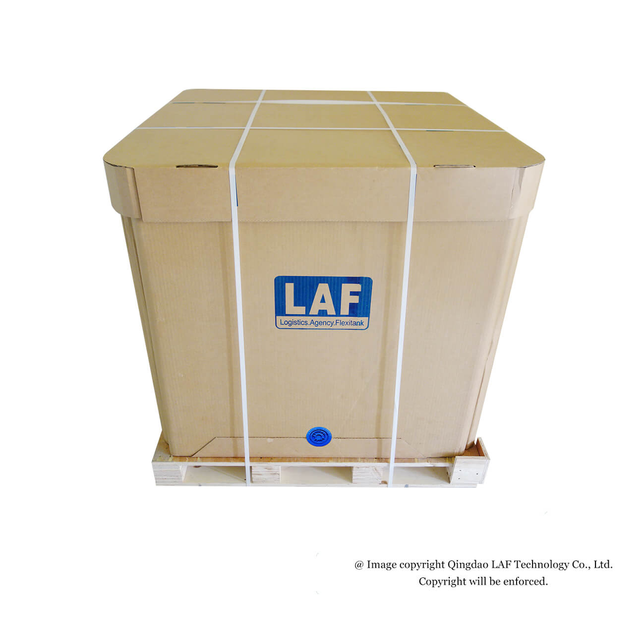 IBC plegable de papel Laf para el transporte de productos químicos no peligrosos